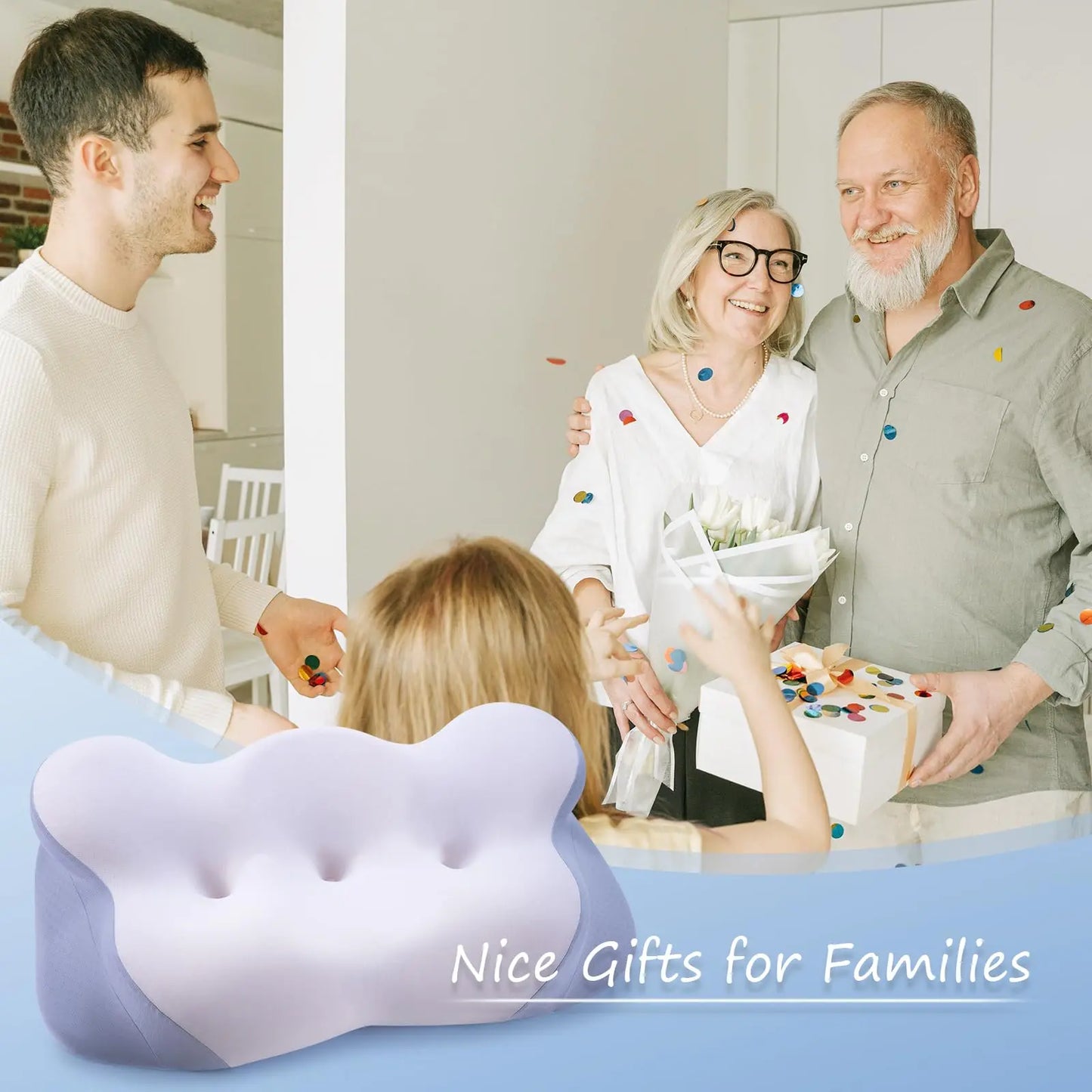 Memory Foam Cervical Neck Pillow