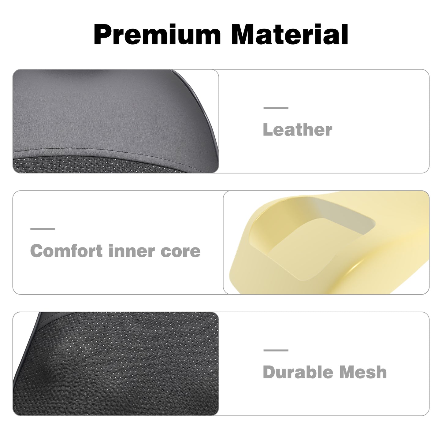 iTeafcom Shiatsu & Percussion Back Massager with Heat, 3D Deep Tissue Kneading for Lower Back Pain, Portable Electric Massage Pillow for Chair, Home Office Use