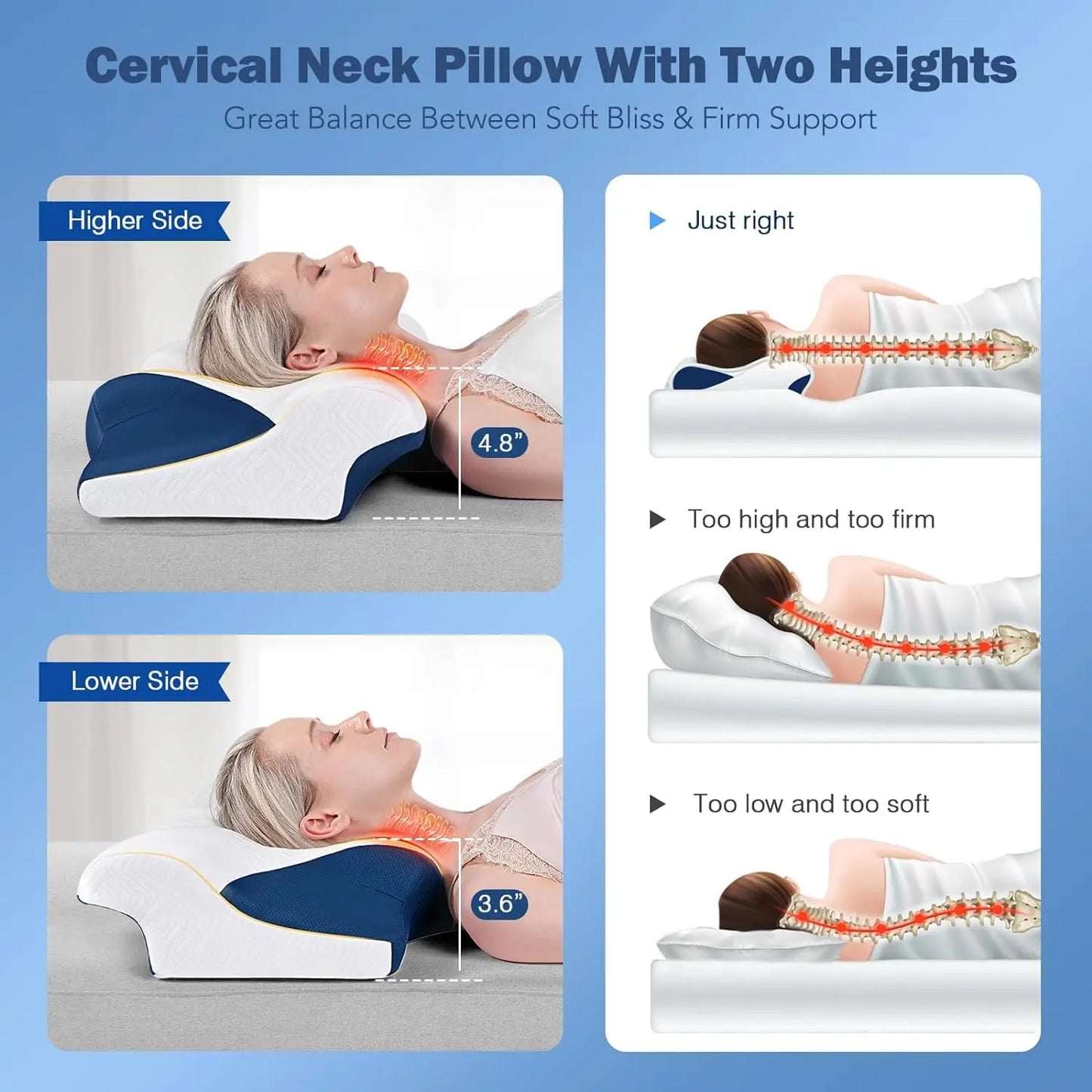 Neck Pillow Memory Foam Pillow