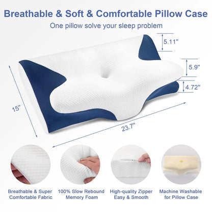 Odorless Memory Foam Neck Pillows