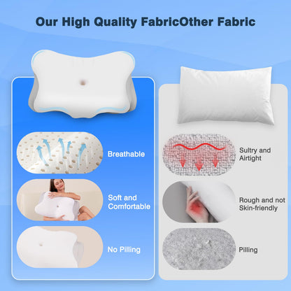 Ocuuziisu Neck Pillows for Pain Relief Sleeping